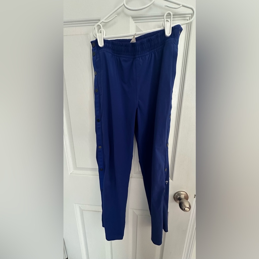 Ivivva by Lululemon Girls Snap Track Jogger  Pants Size 8 tear away blue